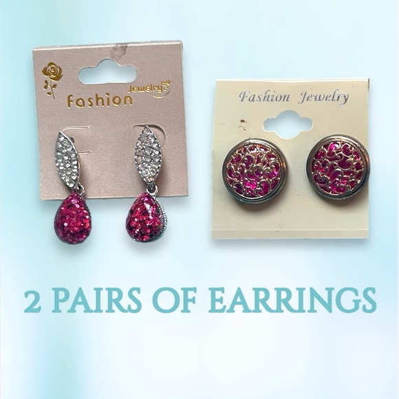 Jewelry Collection: 8 Earrings, 4 Bracelets Sets (16 bungles), and 3 Necklaces - Picture 4 of 9